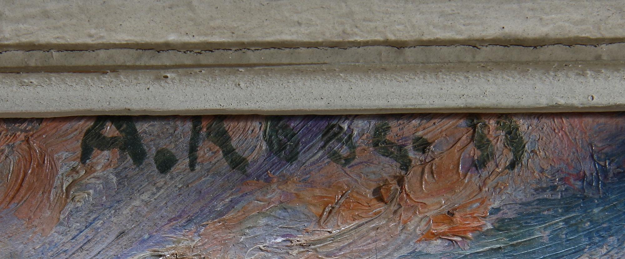 ALEXANDER ROOS, olja på duk. Sign o dat 33.