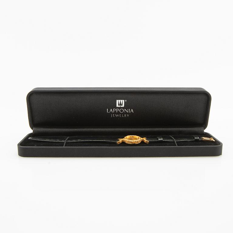 Björn Weckström, Wristwatch "Coco", 19 mm, Lapponia 2007.