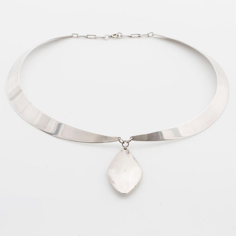 NECKLACE, silver, Stig Nolin, Viken.