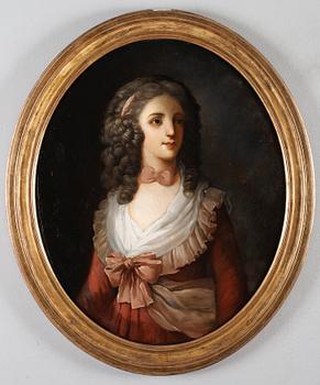 OKÄND KONSTNÄR, olja på duk, osignerad, 1800-tal.