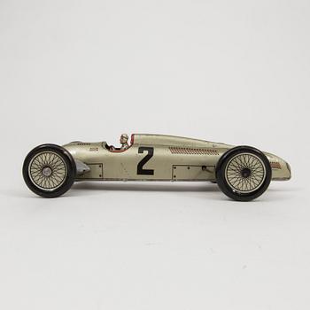 A JNF tinplate "Auto Union" race car, Germany, 1930s.