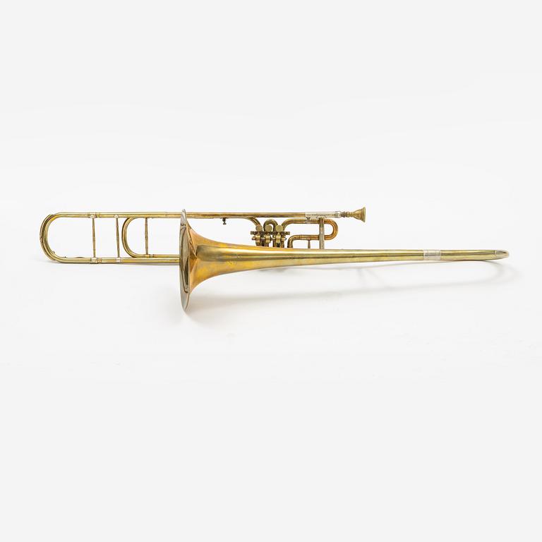 A Valve Trombone, Ahlberg & Ohlsson, Stockholm, from around the year 1900.