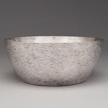 TAPIO WIRKKALA, SKÅL, sterling silver, stämpelsignerad TW, Kultakeskus, Tavastehus 1973.