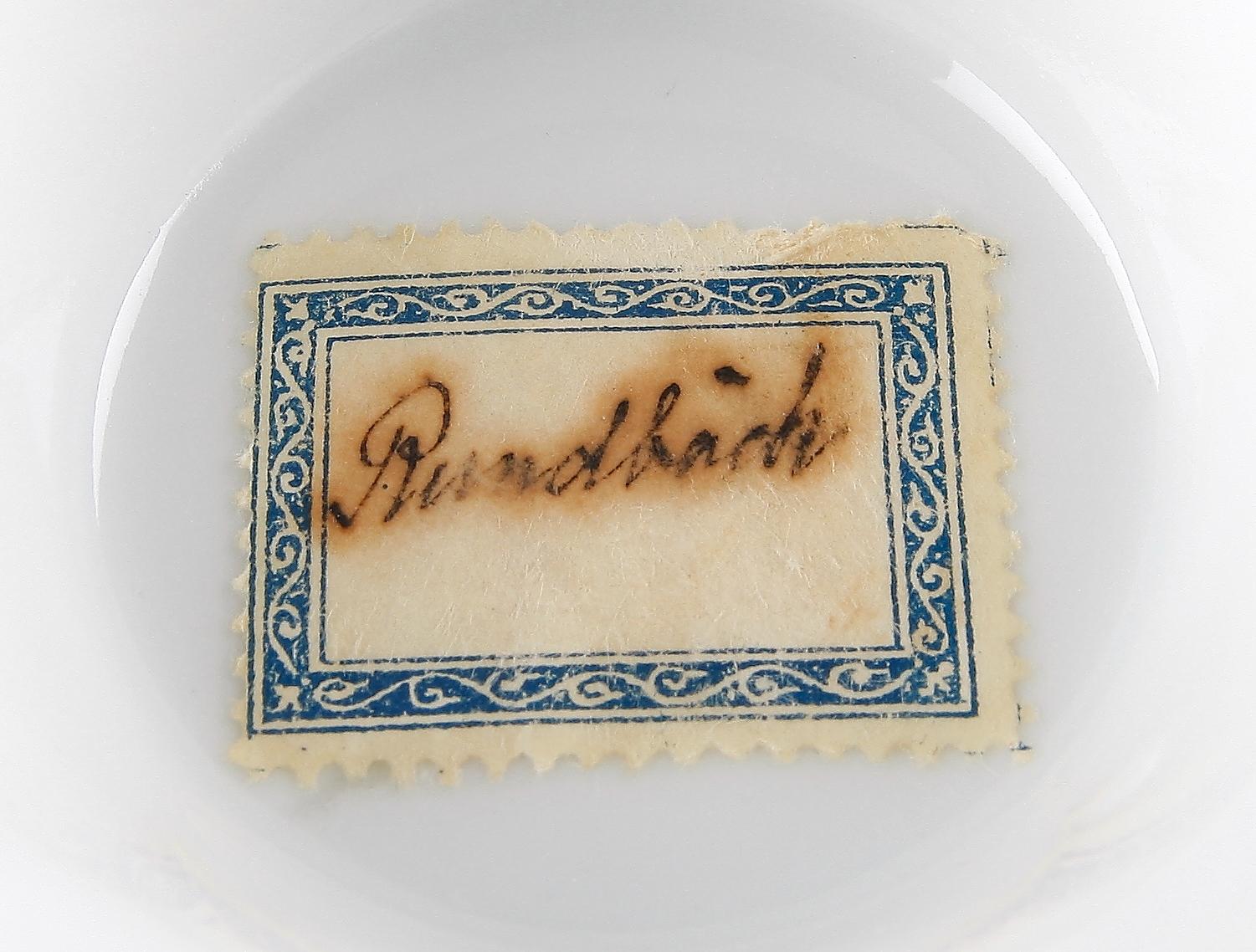 KAFFESERVIS, 12 delar, porslin, 1800-tal.