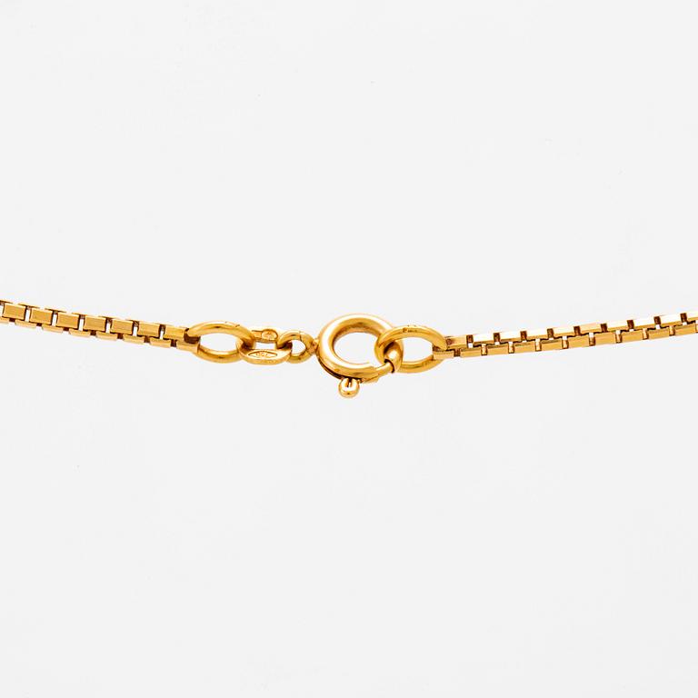 Goldchain, 18K, approx 38 cm, 10.2 g.
