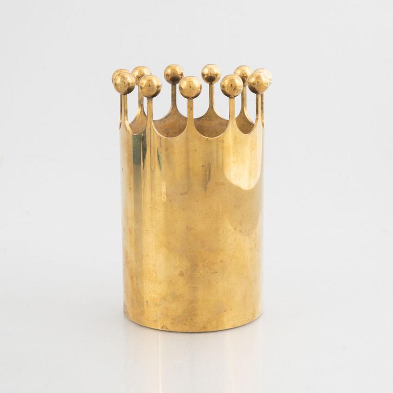 Pierre Forssell, vase, The Brass Studio, Skultuna, 1989.