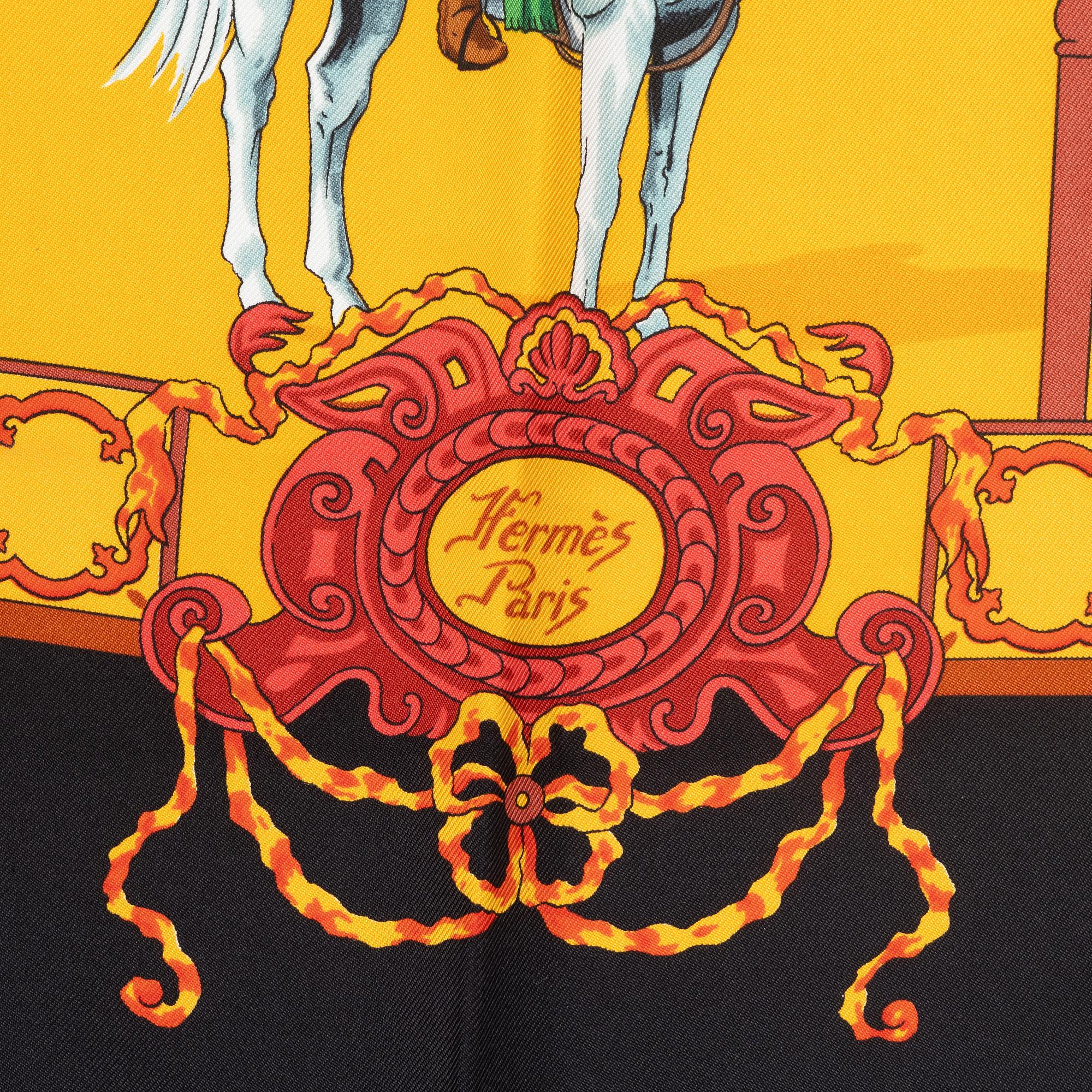 Hermès, scarf, “Royal Andalusian School”.