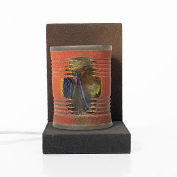 Kjell Engman, a glass sculpture, Kosta Boda, Sweden, signed.