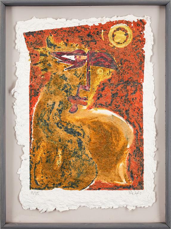 PEPE RIBÉS, carborundumetsning, signerad o numrerad 11/35.