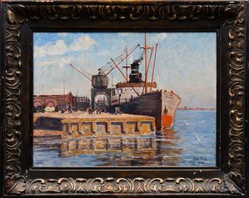 ALFRED WILLIAM FINCH, oil on canvas, signed and dated 1928.