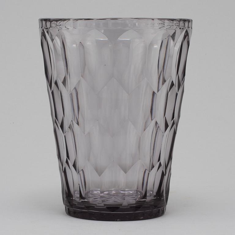 VAS, glas, Simon Gate, Orrefors, otydligt signerad, sent 1920-tal.