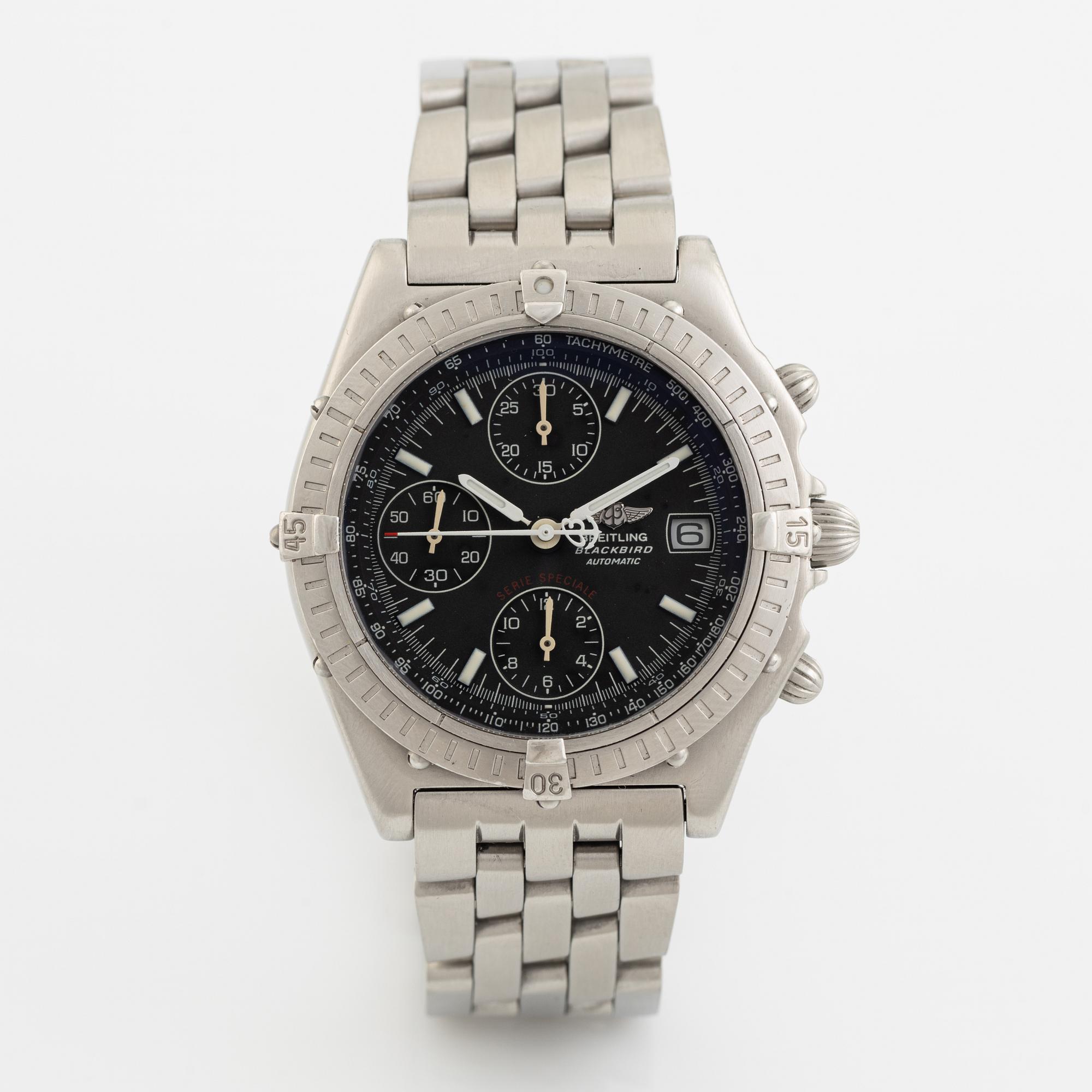 Breitling, Blackbird, "Serie Speciale", chronograph, wristwatch, 39 mm.