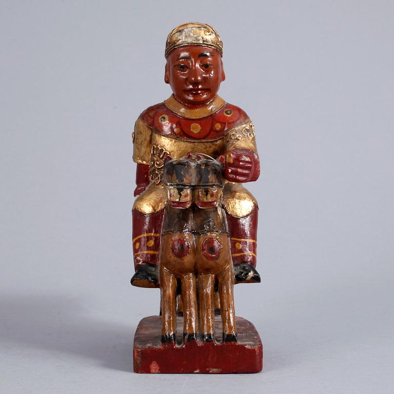 FIGURIN, trä, Kina 1800-tal.
