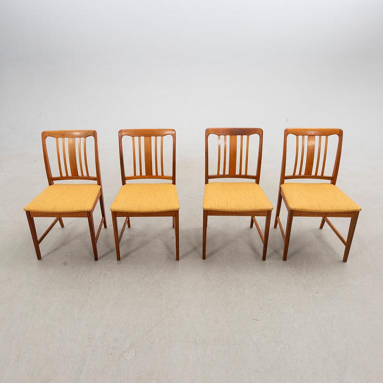 Chairs, 4 pcs, AB Linde Nilsson, Lammhult, 1960s/70s.