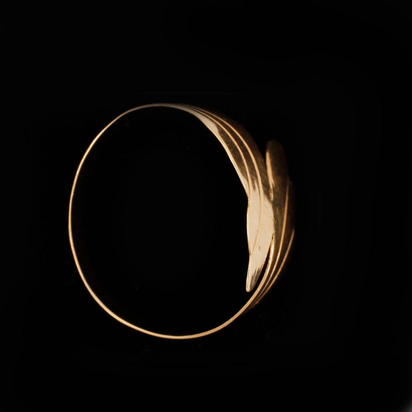 PARTI GULD, 4 delar, 18k guld. Total vikt ca 12 g.