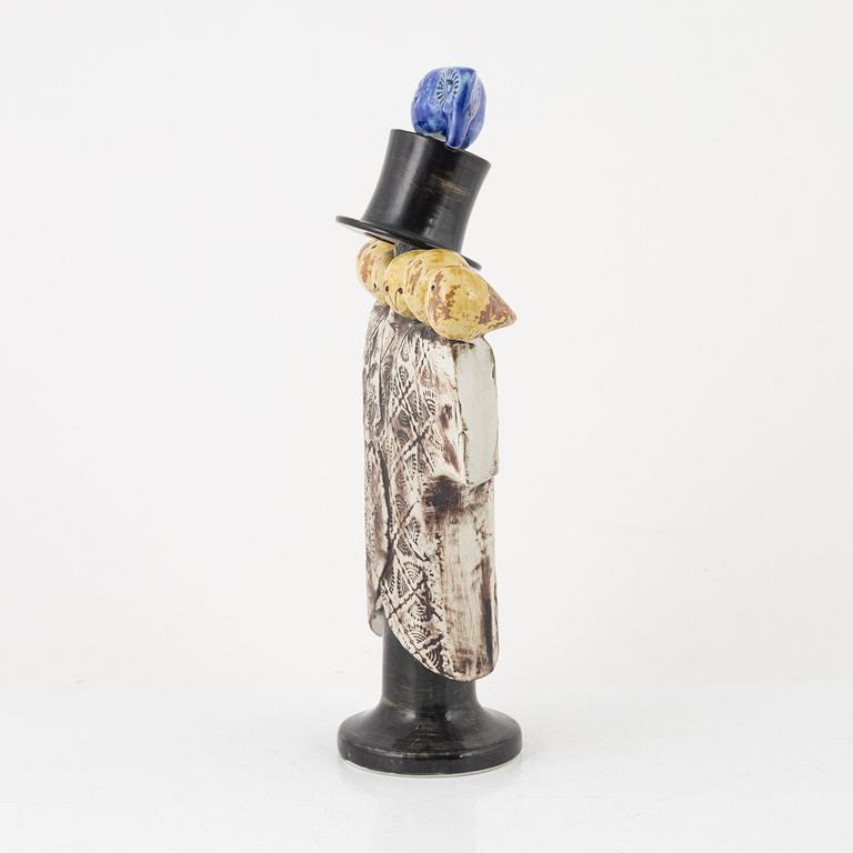 Lisa Larson, figurin, "Fågelskrämma", Gustavsberg, 1970-71.