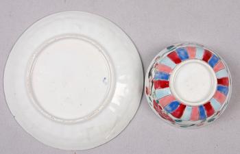 PARTI PORSLIN, 4 delar, 1800/1900-tal.