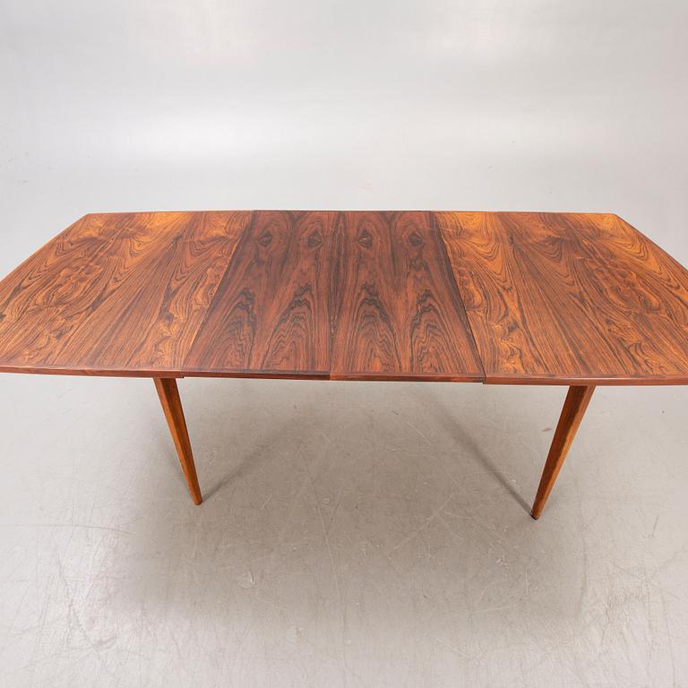 A 1960/70s jacaranda 7 pcs dining set from Albert Johansson & söner Hyssna.