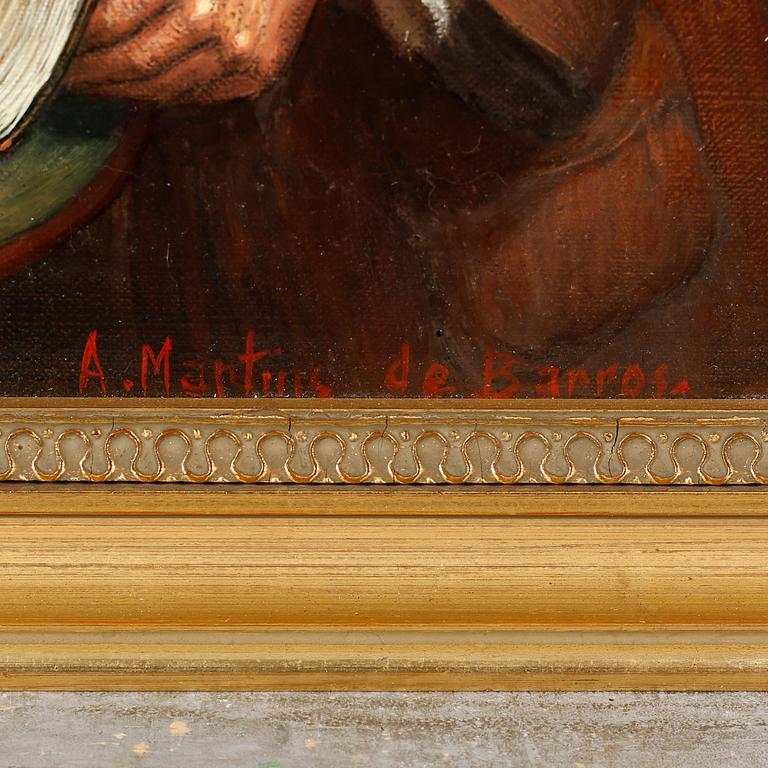 ANDRÉ MARTINS DE BARROS, oil on canvas, signed.