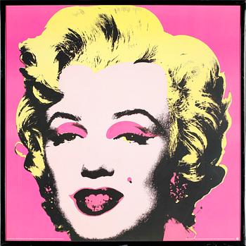 Andy Warhol · ANDY WARHOL, efter, screentryck / utställningsaffisch, "Marilyn Monroe". Utgiven av Andy Warhol Foundation, 1993.