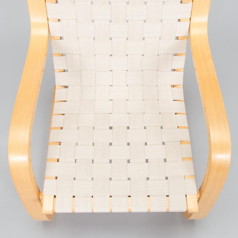 Alvar Aalto, a pair of late 20th century armchair model 406 Artek.