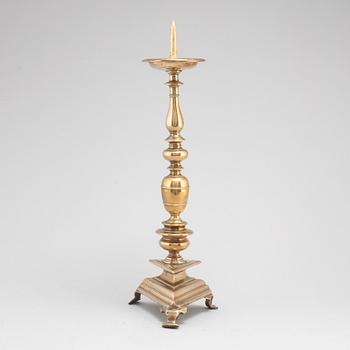 LJUSSTAKE, brons, 1600-tal.