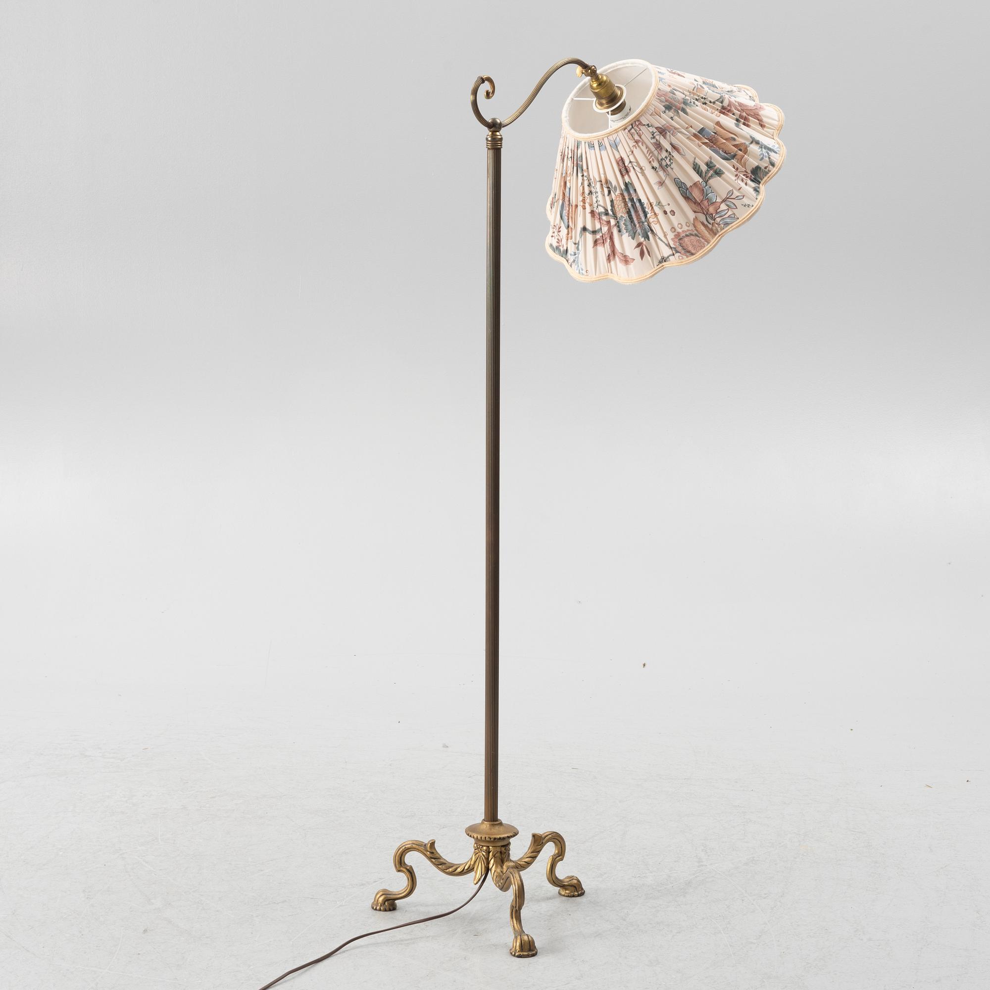A floor lamp, 1940s.