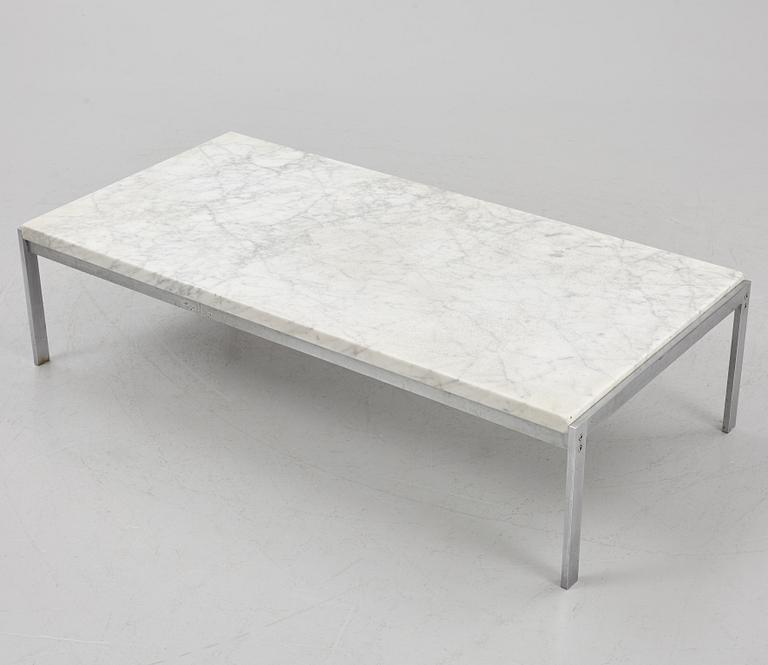 Poul Kjaerholm, a model PK63A coffee table, Fritz Hansen, Denmark 1984.