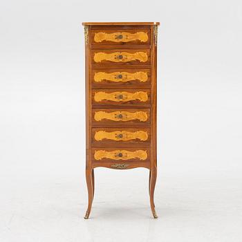 A Louis XV-style chest of drawers, second half of the 20th Century.