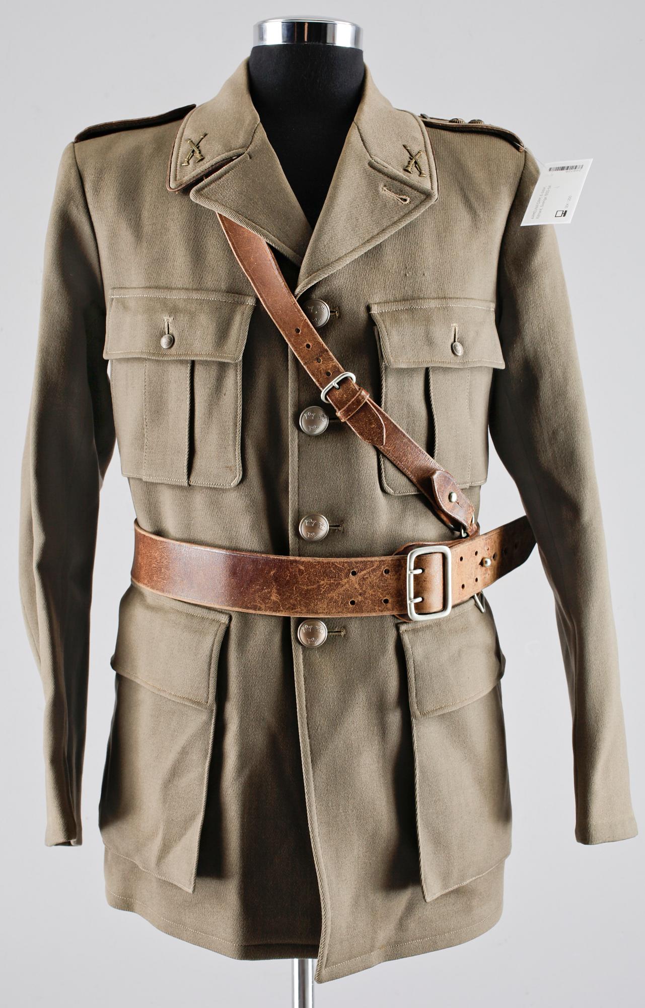 ARMÉUNIFORM, 6 delar, löjtnant, Sverige 1930-tal.