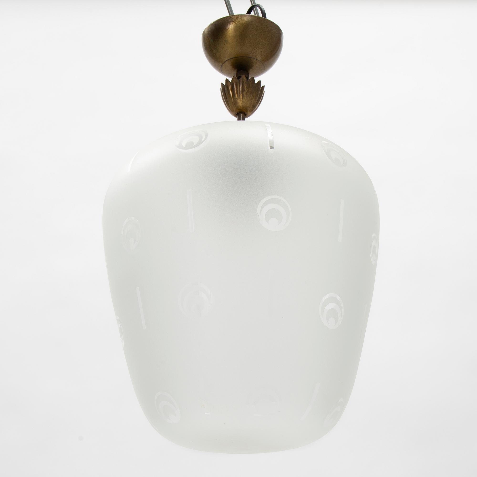 A Swedish Modern, ceiling lamp, mid-20th century.