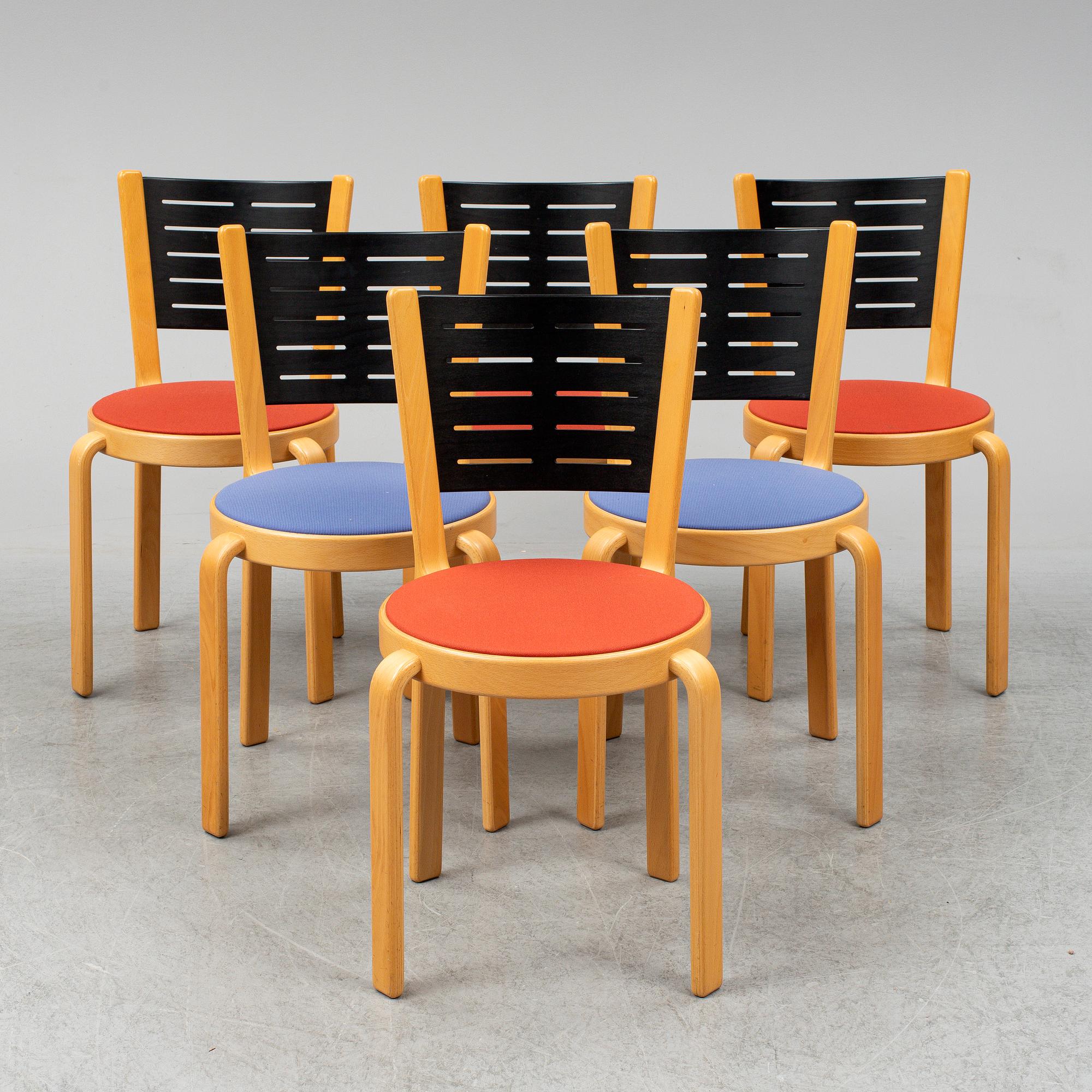 RUD THYGESEN & JOHNNY SØRENSEN, stolar, 4 + 2 st, Magnus Olesen A/S, Durup, Danmark.