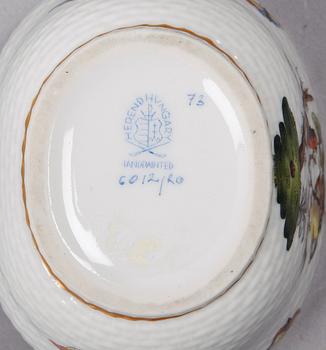 PARTI PORSLIN, 4 delar. Meissen samt Herend. 1900-tal.