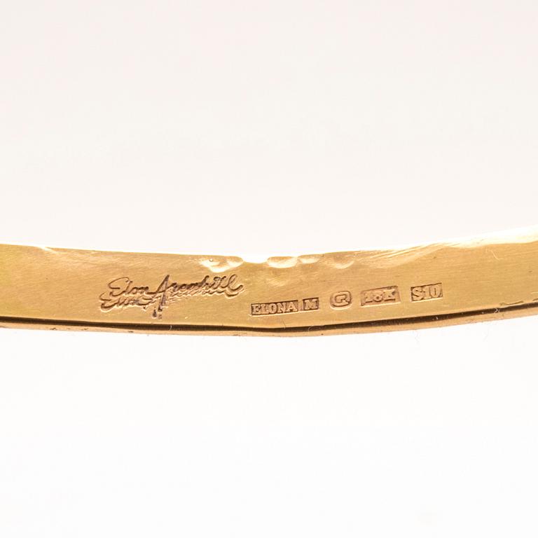 Elon Arenhill, halsband 18K guld och odlad pärla 1992.