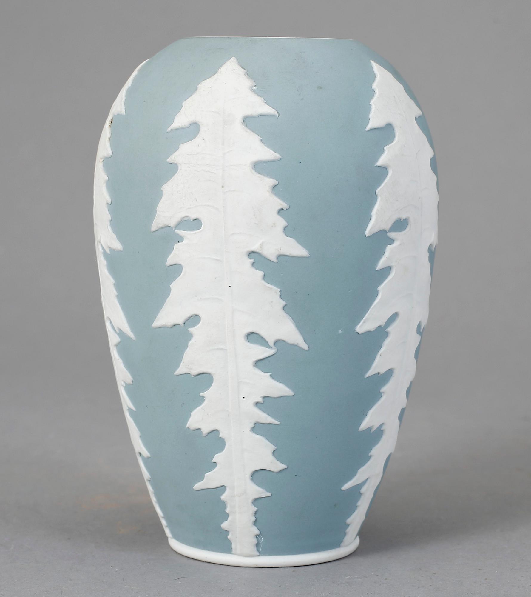 VAS, jasper ware, Gunnar Wennerberg, Gustavsberg, omkring 1900.