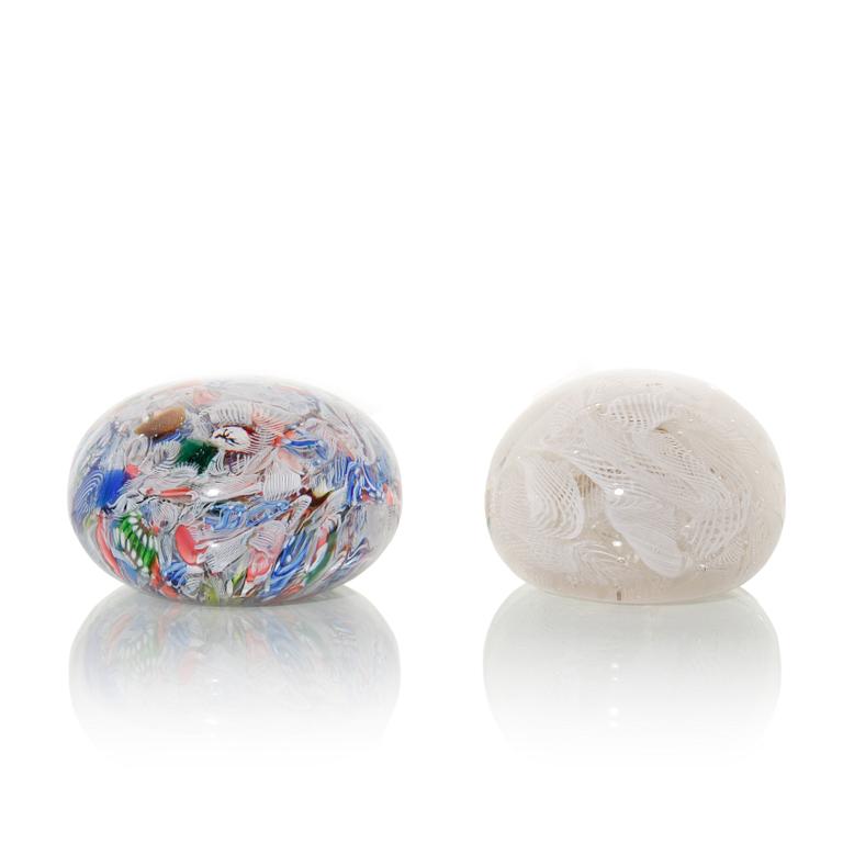 BREVPRESSAR, 2 st, glas, Sydeuropa, 1800-talets mitt.
