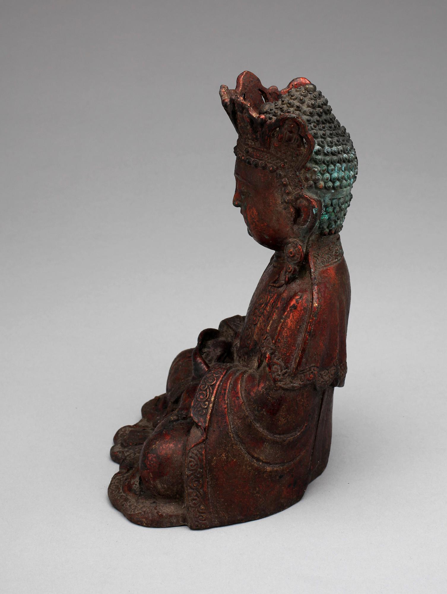 BUDDHA, brons, trol Ming (1368-1644).