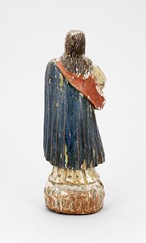 SKULPTUR, trä, 1700-tal.