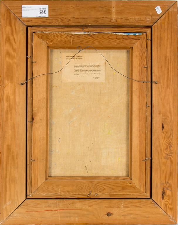 HANS BENDIX, oil on canvas, signed.