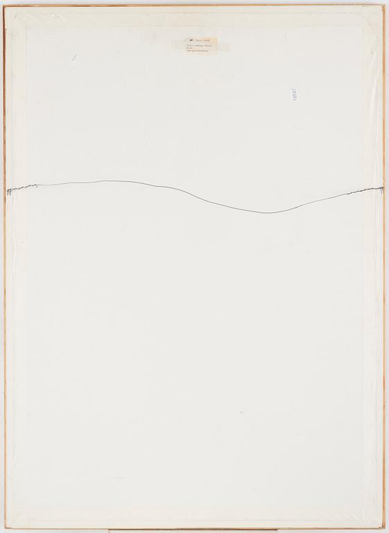Broderi på sammet, ca 89,5 x 64 cm, sannolikt Italien,  1600-tal-1700-tal.
