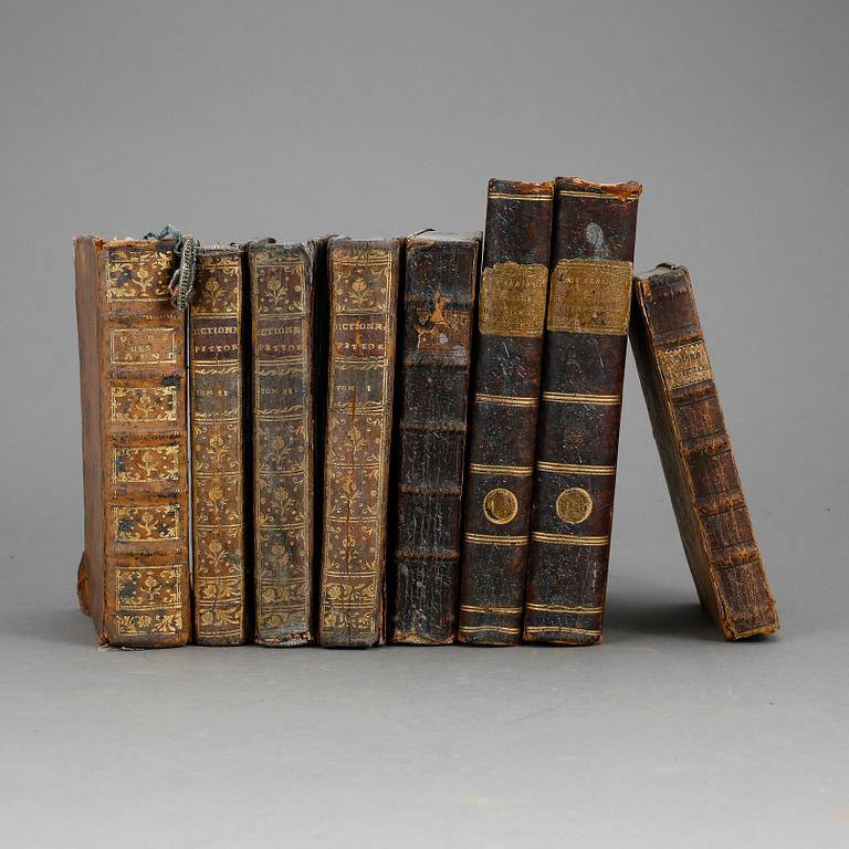 BOKPARTI VARIA, 8 vol, bla Nouvelles vies des saints, Paris 1775.