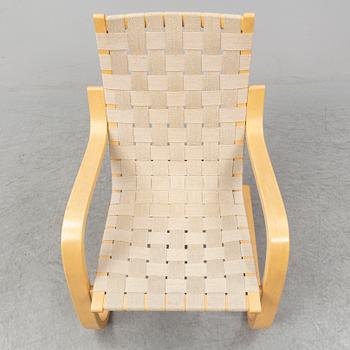 ALVAR AALTO, a model 406 armchair, late 20th Century.