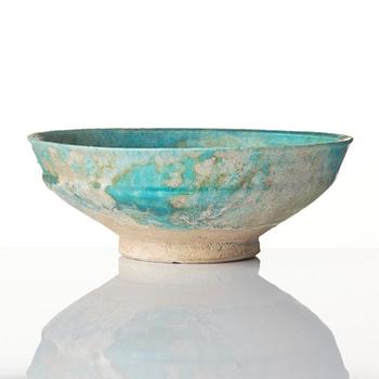 Skål, lergods med lysterdekor, Keshan, Iran, 1200-/1300-tal.