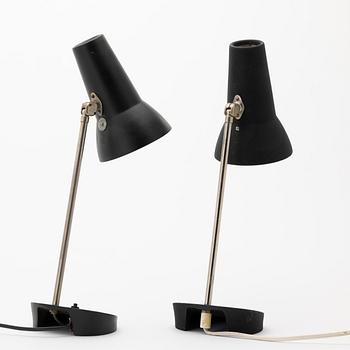 Table lamps, a pair, model "E1297", Asea, 1960s.