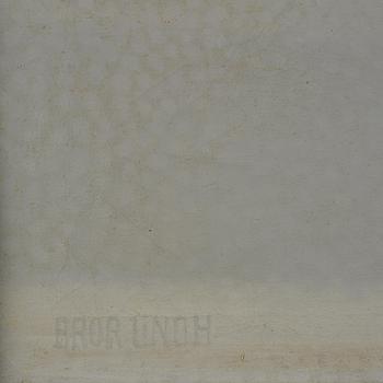 Bror Lindh, Rowan berries in a winter landscape.