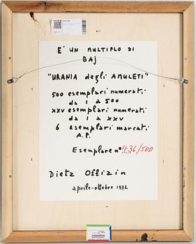 ENRICO BAJ, multipel, signerad och numrerad 436/500.