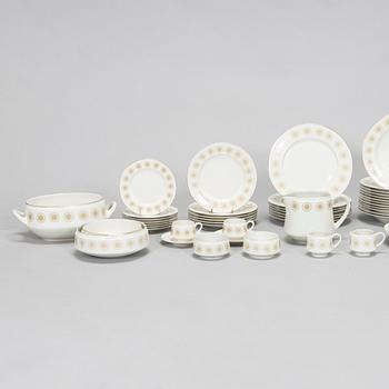 Richard Lindh, matservis 51 delar, porslin "Bellis", Arabia. I produktion 1967-1972.