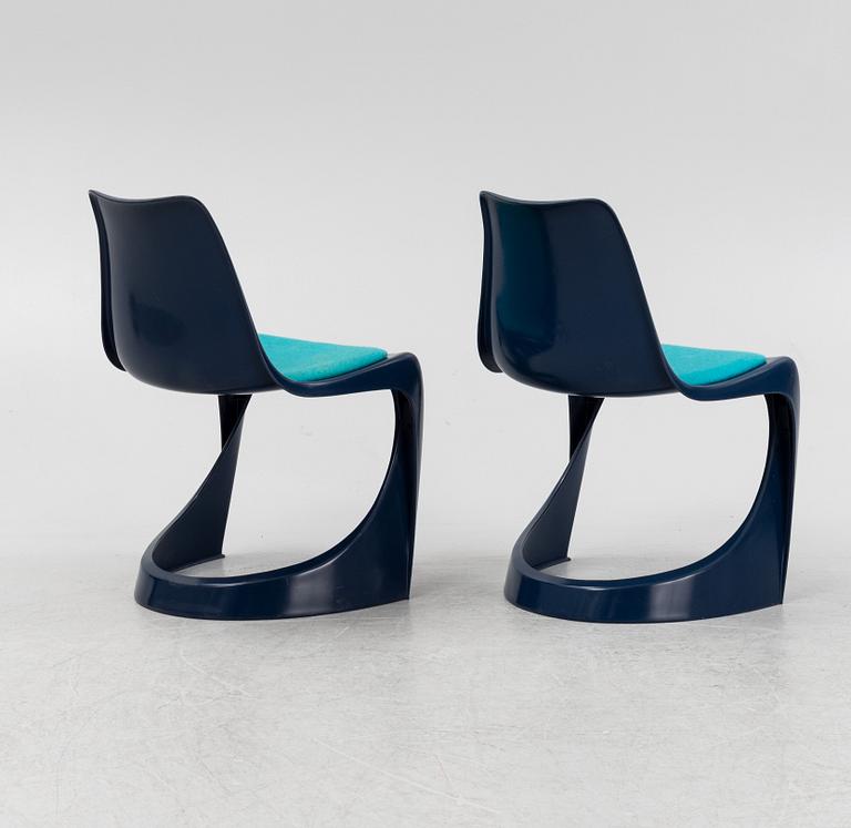 Steen Østergaard, a set of 6 '291' chairs, Denmark 1960's.