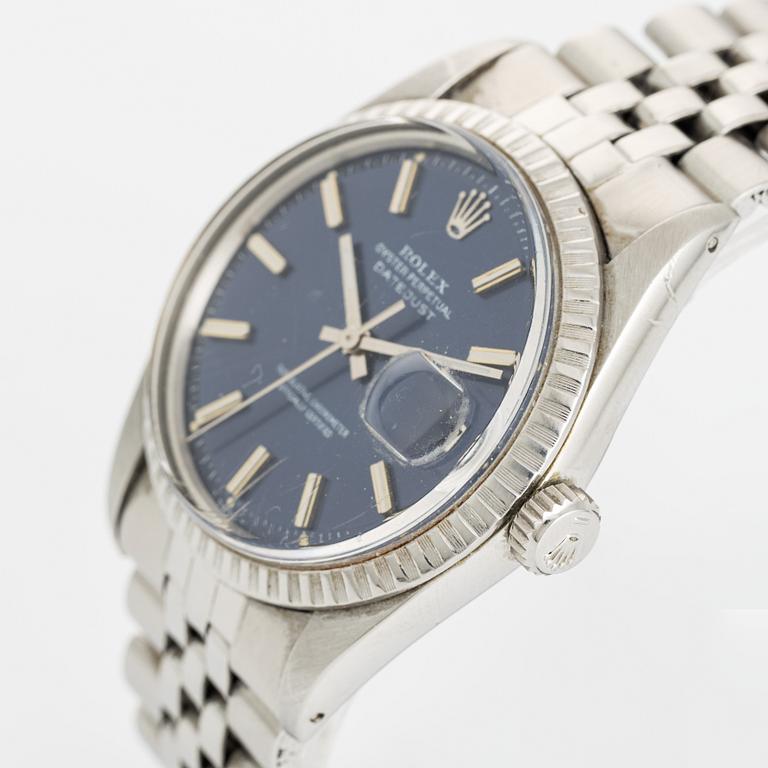 Rolex, Oyster Perpetual, Datejust, "Wide Boy", wristwatch, 36 mm.