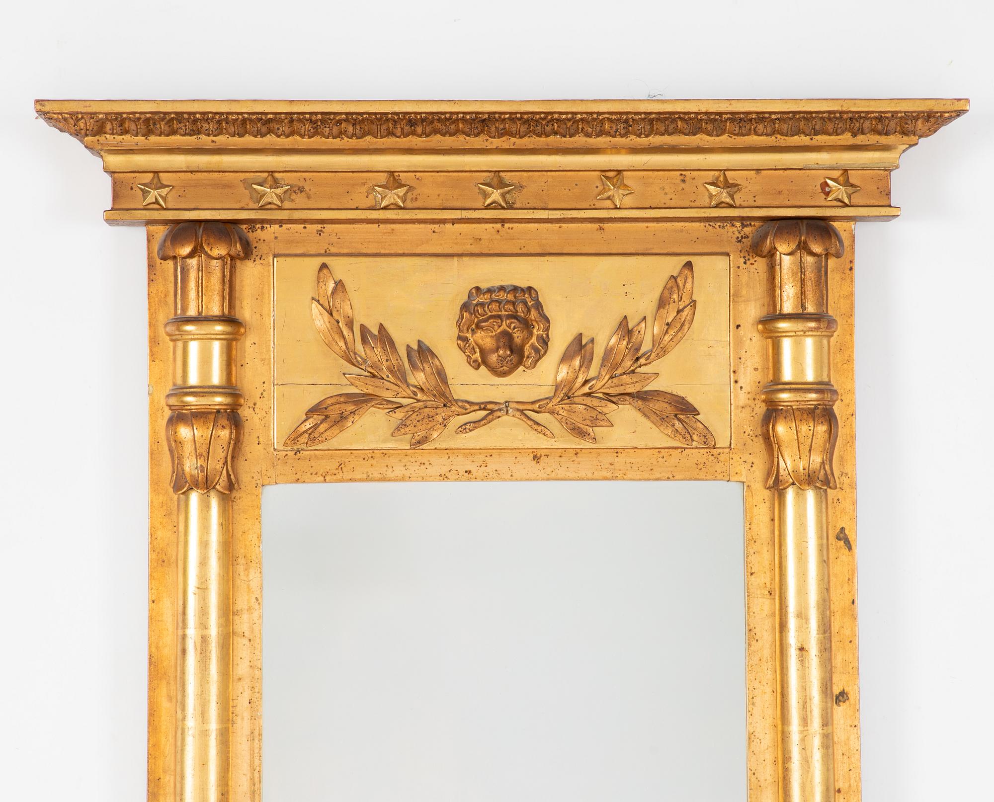 Spegel, empire, 1800-talets första hälft.